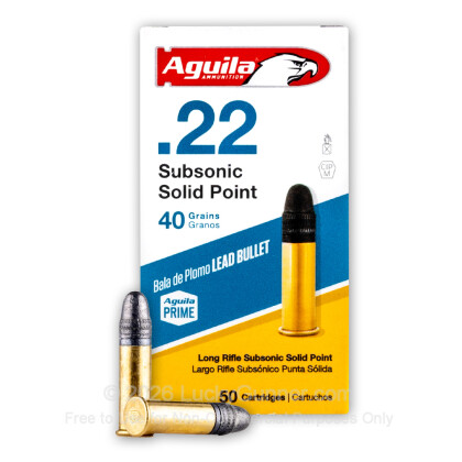 Image 2 of Aguila .22 Long Rifle (LR) Ammo