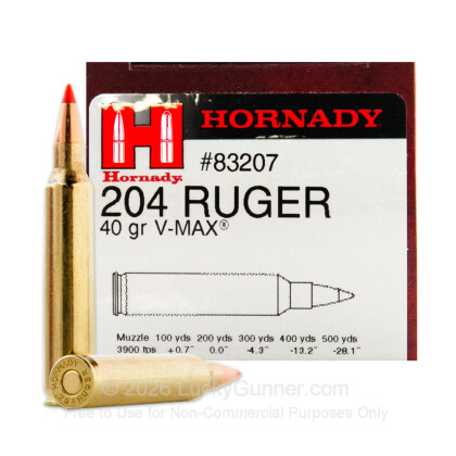 Image 1 of Hornady .204 Ruger Ammo