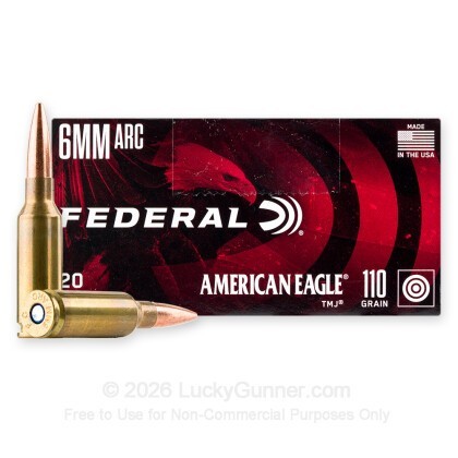 Image 2 of Federal 6mm ARC Ammo