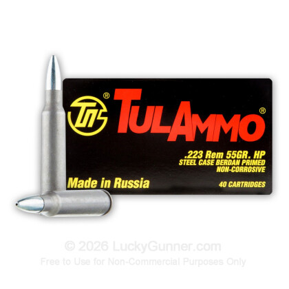 Image 1 of Tula Cartridge Works .223 Remington Ammo