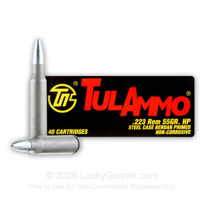 Image 2 of Tula Cartridge Works .223 Remington Ammo