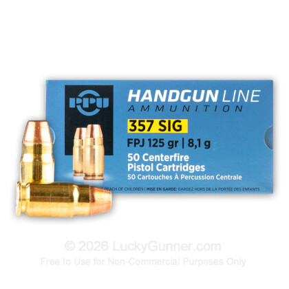 Image 1 of 357 Sig Ammo from Prvi Partizan Image 1 of Prvi Partizan .357 Sig Ammo