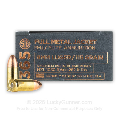 Image 2 of SIG SAUER 9mm Luger (9x19) Ammo