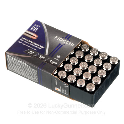 Image 3 of Fiocchi .40 S&W (Smith & Wesson) Ammo
