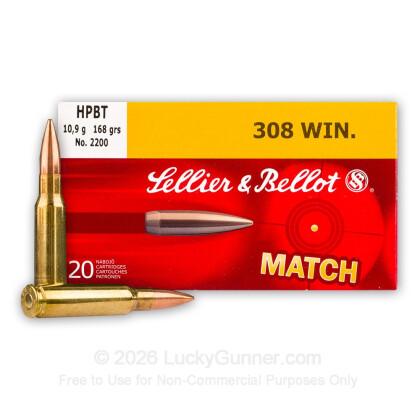 Image 1 of Sellier & Bellot .308 (7.62X51) Ammo