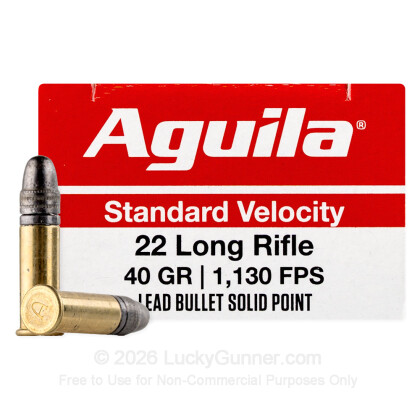 Image 1 of Aguila .22 Long Rifle (LR) Ammo
