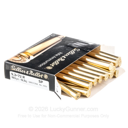 Image 3 of Sellier & Bellot 9.3x72 Rimmed Ammo