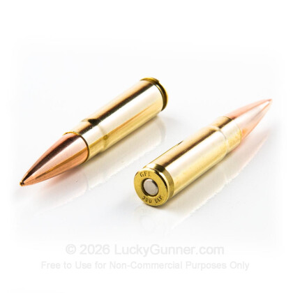 Large image of Premium 300 AAC Blackout Ammo For Sale - 125 gr Boat Tail Hollow Point - Sierra MatchKing - Gorilla Ammunition - 20 Rounds