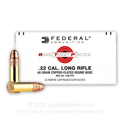 Image 2 of Shop by Popular Brand from Federal Image 2 of Federal .22 Long Rifle (LR) Ammo