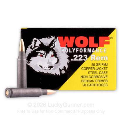 Image 1 of Wolf .223 Remington Ammo