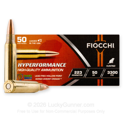 Image 2 of Fiocchi .223 Remington Ammo