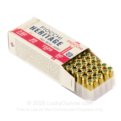 Image 3 of Fiocchi 7.62mm Tokarev Ammo