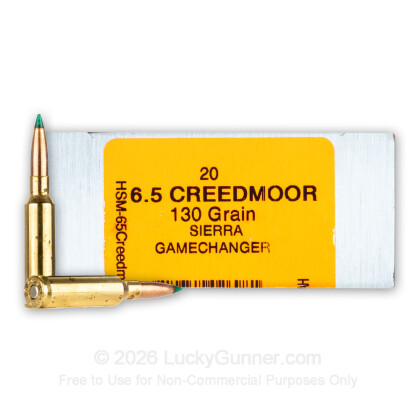 Image 1 of HSM Ammunition 6.5mm Creedmoor Ammo