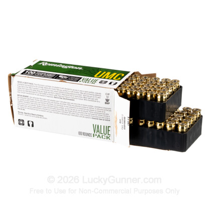 Large image of 45 Auto Ammo For Sale - 230 gr MC Remington UMC Ammunition In Stock - 100 Round Value Pack