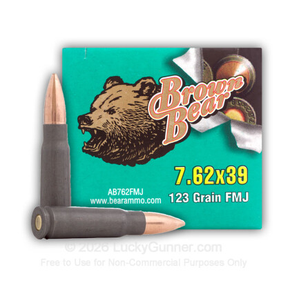 Image 1 of Brown Bear 7.62X39 Ammo