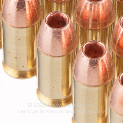 Large image of Premium 45 ACP Ammo For Sale - +P 185 Grain SCHP Ammunition in Stock by Black Hills Ammunition - 20 Rounds