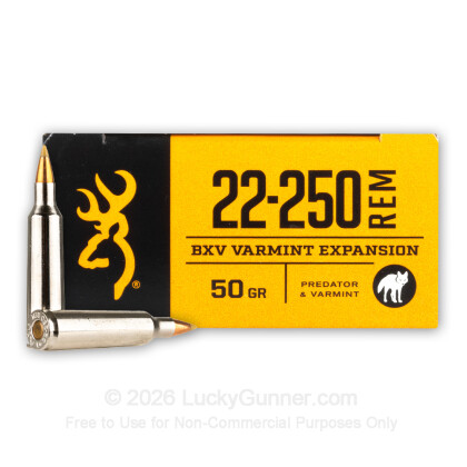 Image 2 of Browning .22-250 Remington Ammo