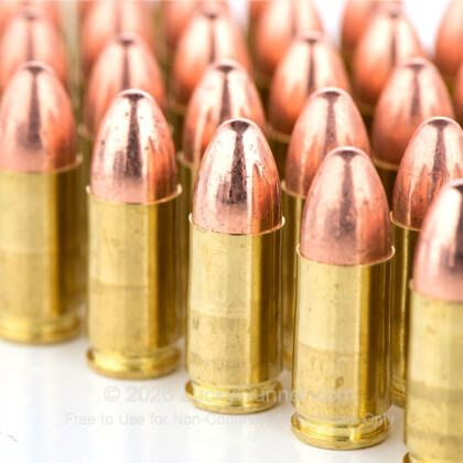 Large image of Bulk 9mm Ammo For Sale - 115 gr FMJ - Independence Ammunition For Sale Stored in a Plano Ammo Can - 350 Rounds