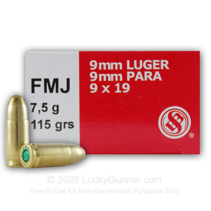 Image 3 of Sellier & Bellot 9mm Luger (9x19) Ammo