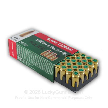 Image 2 of Sellier & Bellot 9mm Luger (9x19) Ammo