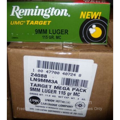 Image 6 of Shop by Popular Brand from Remington Image 6 of Remington 9mm Luger (9x19) Ammo