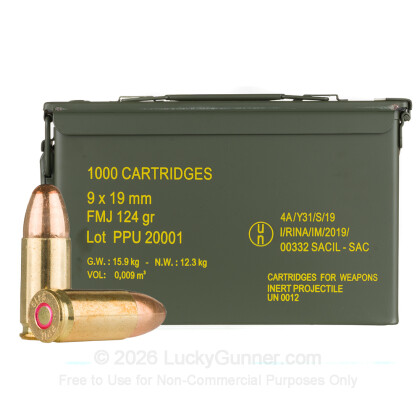 Image 1 of Prvi Partizan 9mm Luger (9x19) Ammo