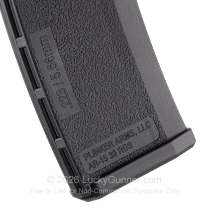 Large image of Plinker Tactical AR-15 30rd - 5.56/223 - Black - Magazine For Sale