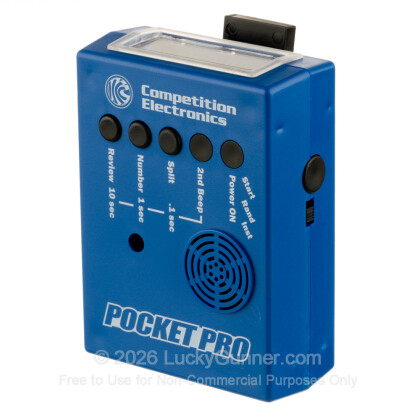 Large image of Premium Shot Timer For Sale - Pocket Pro in Stock by Competition Electronics - Blue
