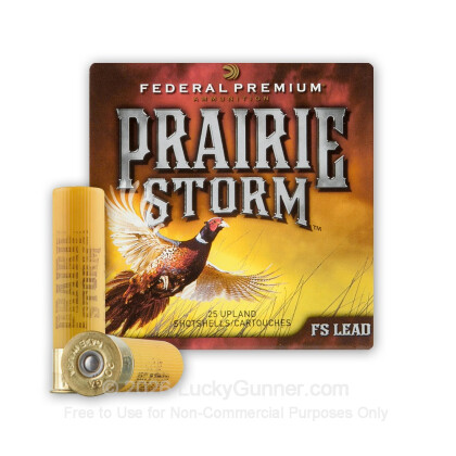 Large image of Cheap 20 Gauge Ammo For Sale - 3" 1-1/4 oz. #4 Shot Ammunition in Stock by Federal Premium PRAIRE STORM - 25 Rounds