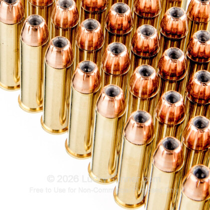 Large image of Cheap 357 Mag Ammo For Sale - 125 Grain JHP Ammunition in Stock by Black Hills Ammunition - 50 Rounds