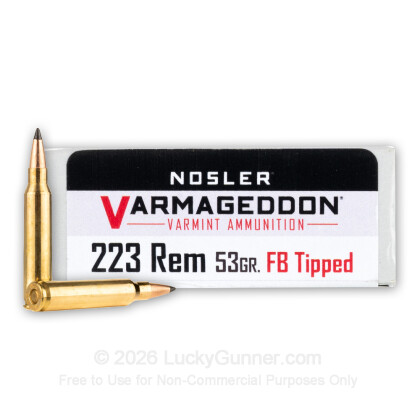 Image 1 of 223 Ammo from Nosler Ammunition Image 1 of Nosler Ammunition .223 Remington Ammo