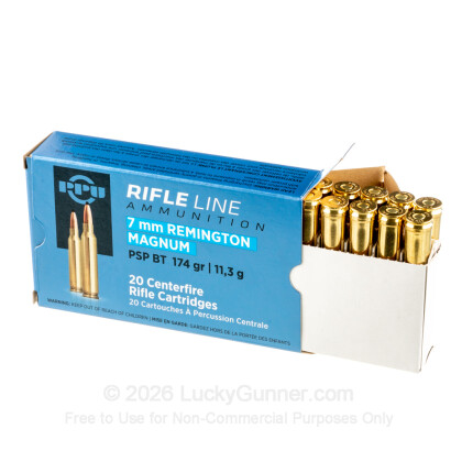 Image 3 of Prvi Partizan 7mm Remington Magnum Ammo
