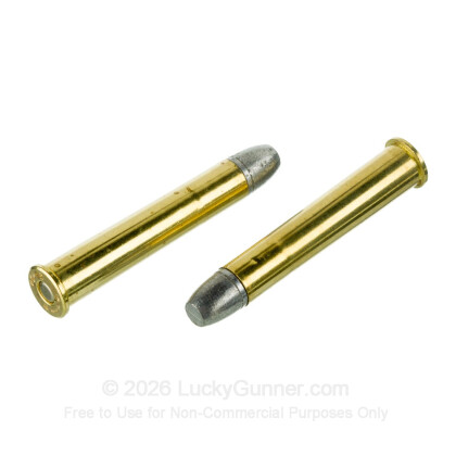 Large image of Premium 38-55 Win Ammo For Sale - 255 Grain LFN Ammunition in Stock by Black Hills Cowboy Action - 20 Rounds