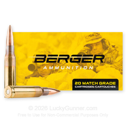 Image 2 of Shop by Popular Brand from Berger Image 2 of Berger .308 (7.62X51) Ammo