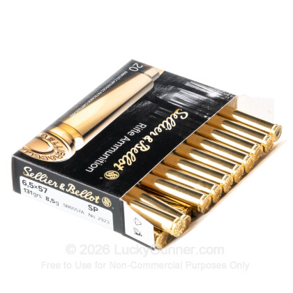 Image 3 of Sellier & Bellot 6.5x57 Mauser Ammo