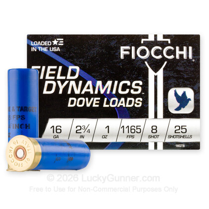 Image 1 of 16 Gauge Ammo Shells from Fiocchi Image 1 of Fiocchi 16 Gauge Ammo