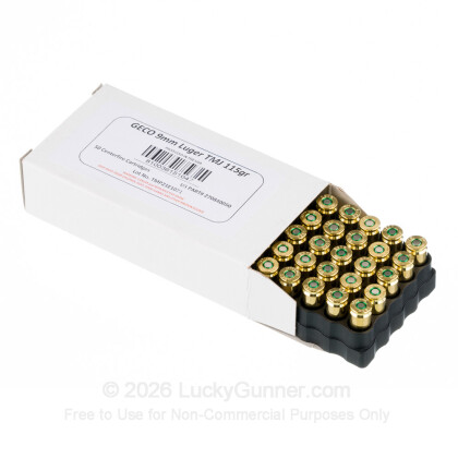 Image 2 of GECO 9mm Luger (9x19) Ammo
