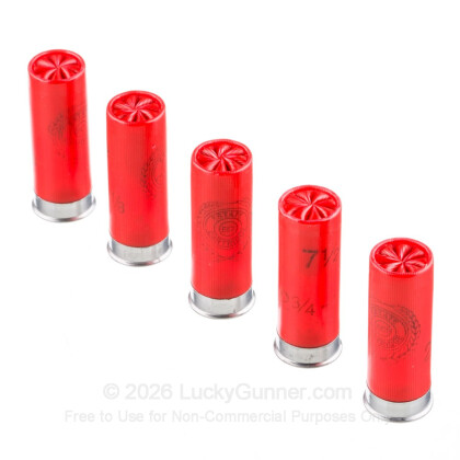 Large image of Bulk 12 Gauge Ammo For Sale - 2-3/4” 1-1/8oz. #7.5 Shot Ammunition in Stock by Estate Super Sport Competition Target - 250 Rounds