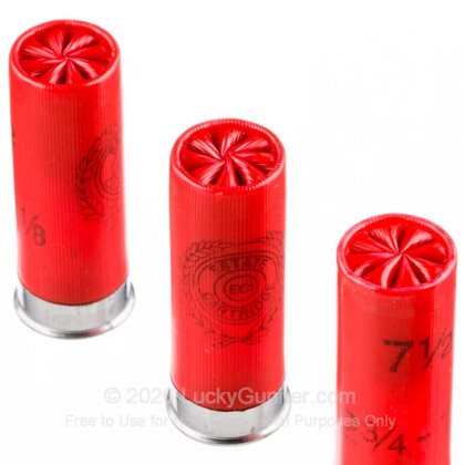Large image of Bulk 12 Gauge Ammo For Sale - 2-3/4” 1-1/8oz. #7.5 Shot Ammunition in Stock by Estate Super Sport Competition Target - 250 Rounds