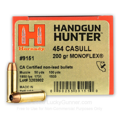 Image 1 of Hornady 454 Casull Ammo