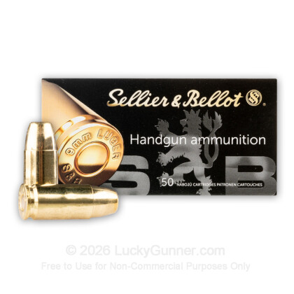 Image 2 of Sellier & Bellot 9mm Luger (9x19) Ammo