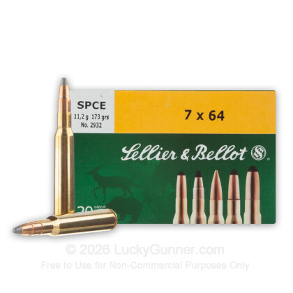 Image 2 of Sellier & Bellot 7x64 Brenneke Ammo