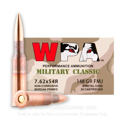 Image 2 of Wolf Ammo from Wolf Image 2 of Wolf 7.62x54r Ammo