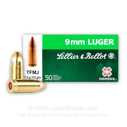 Image 2 of Sellier & Bellot 9mm Luger (9x19) Ammo
