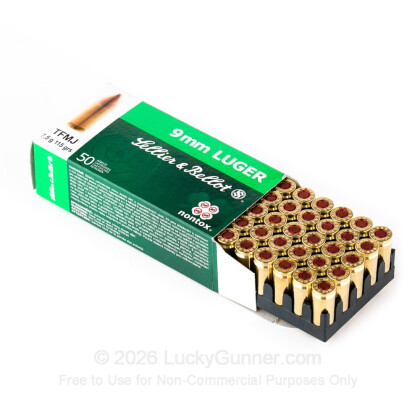 Image 3 of Sellier & Bellot 9mm Luger (9x19) Ammo