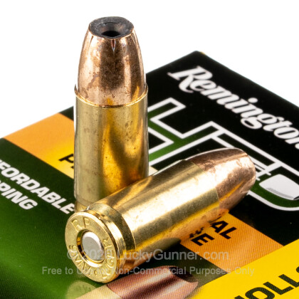 Large image of Premium 9mm Ammo For Sale - 147 Grain BJHP Ammunition in Stock by Remington Golden Saber Bonded - 20 Rounds