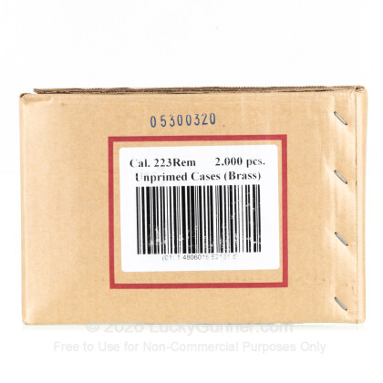 Large image of Bulk 223 Rem Brass Casings For Sale - 223 Rem Casings in Stock by Armscor - 2000