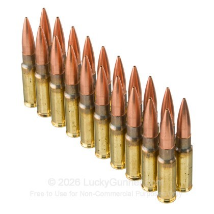 Large image of HSM Subsonic 8.6 Blackout Ammo For Sale - 300 Grain HPBT MatchKing - 20 Rounds