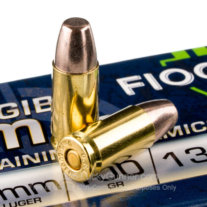 Image 4 of Shop by Popular Brand from Fiocchi Image 4 of Fiocchi 9mm Luger (9x19) Ammo