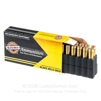 Large image of Premium 6.5 Creedmoor Ammo For Sale - 147 Grain ELD Match Ammunition in Stock by Black Hills Gold - 20 Rounds